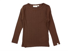 Lil Atelier top rocky road hole pattern